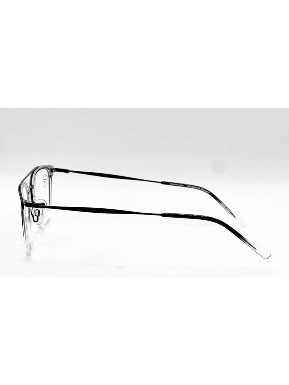 Titanflex 827057 10/Blk Black/Crystal Authentic Eyeglasses 52-23-145